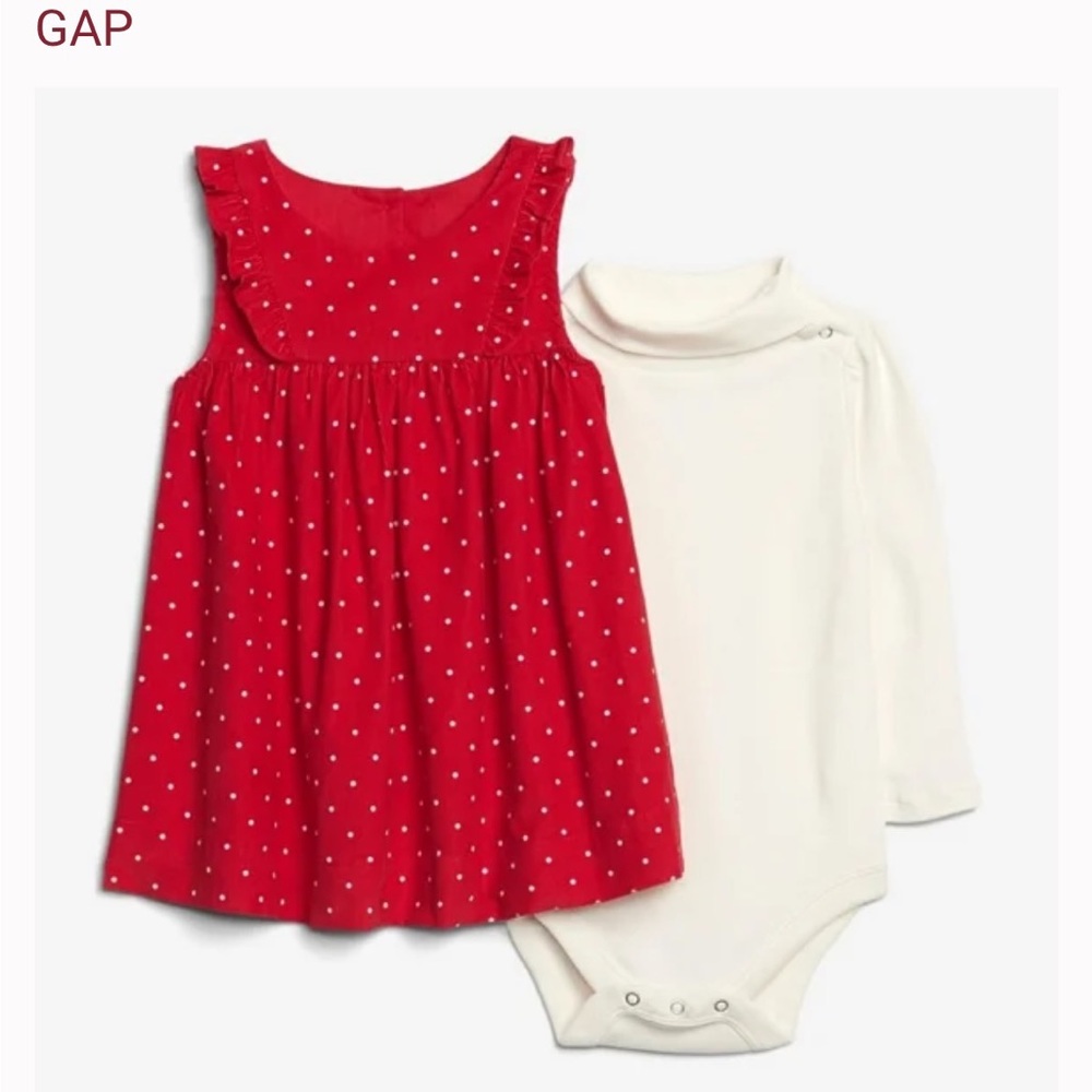 baby Gap jumper dress and Tommy Hilfiger Playsuit 18-24 months